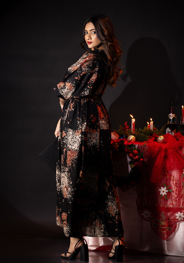 ANALIA BLACK SHORT DRESS